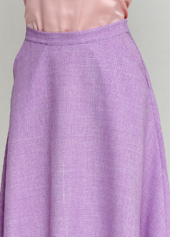 Сиреневая кэжуал однотонная юбка ANVI миди