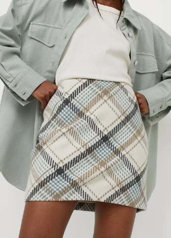 Коротка спідниця з вовни H&M (248754894)