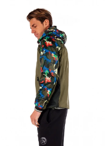 Оливкова (хакі) демісезонна вітровка Superdry