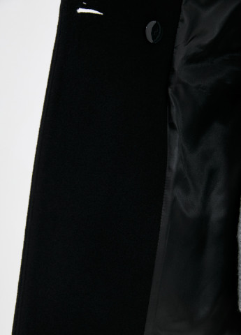 Черное демисезонное Пальто демисезонное черное 1799BL DANNA