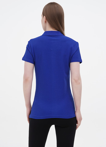 Синяя женская футболка-поло Innogy однотонная