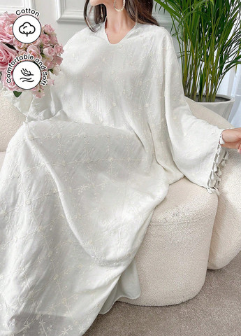 Білий кежуал сукня оверсайз SHEIN однотонна