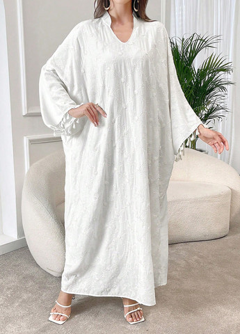 Білий кежуал сукня оверсайз SHEIN однотонна