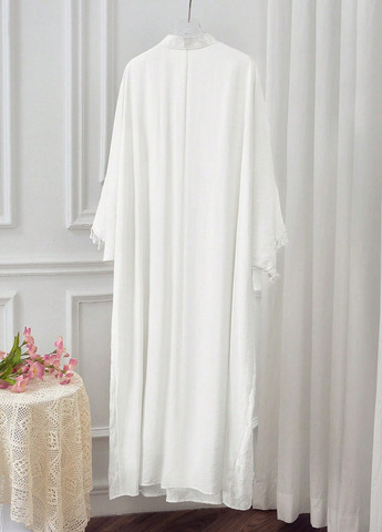 Білий кежуал сукня оверсайз SHEIN однотонна