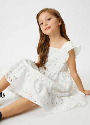 Біла сукня KOTON (260582613)