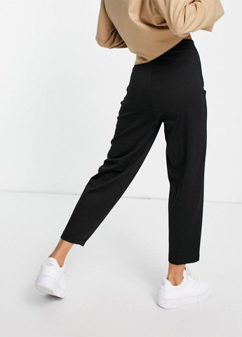 Черные кэжуал демисезонные классические, укороченные брюки Asos