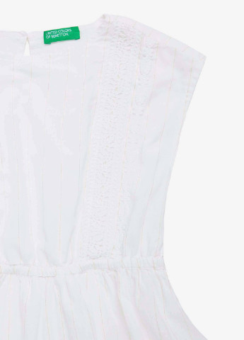 Белое платье United Colors of Benetton (180907162)