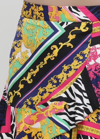 Разноцветная кэжуал с рисунком юбка C&A а-силуэта (трапеция)