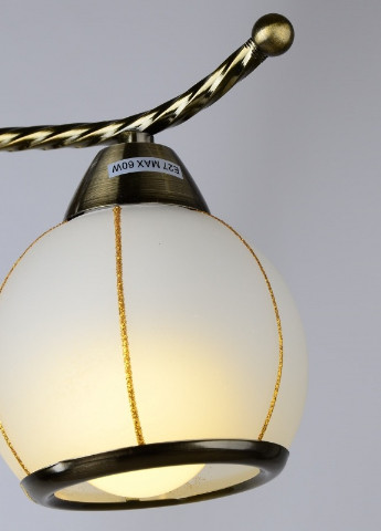 Люстра для кухні стельова LK-458S/3 E27 AB Brille (253887777)