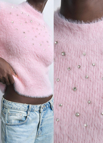 Бледно-розовый демисезонный джемпер джемпер SHEIN