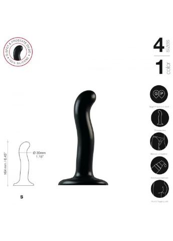 Насадка для страпона P&G-Spot Dildo, силикон, размер S Strap-On-Me (256537670)