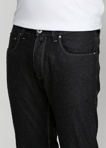 Джинси Pierre Cardin завужені однотонні графітові джинсові