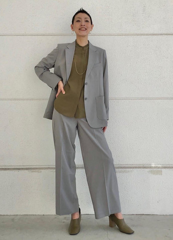 Зелена блузка Uniqlo