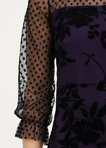 Фиолетовое праздничный, кэжуал, коктейльное платье Imperial с цветочным принтом