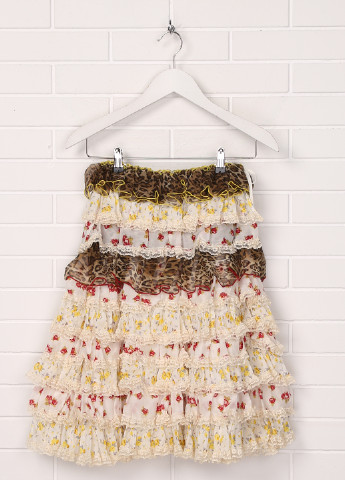 Разноцветная кэжуал цветочной расцветки юбка Pamilla миди