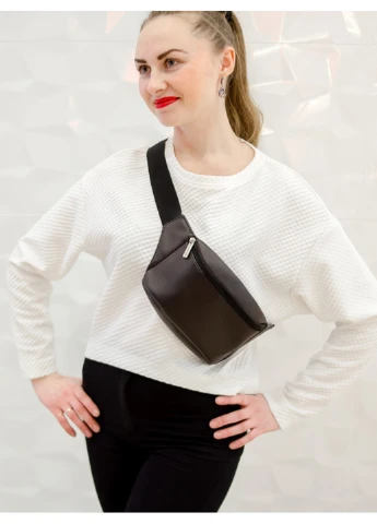Жіноча сумка на пояс (бананка) 22х12х4 см Sambag (210478367)