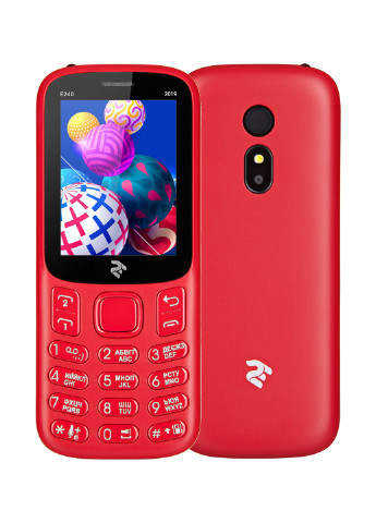 Мобильный телефон E240 2019 DUALSIM Red 2E 2E E240 2019 DUALSIM Red красный