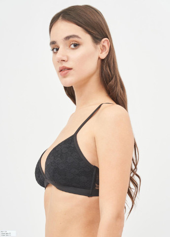 Чёрный бюстгальтер Monki