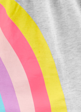 Серый летний комплект (туника, леггинсы) Carter's