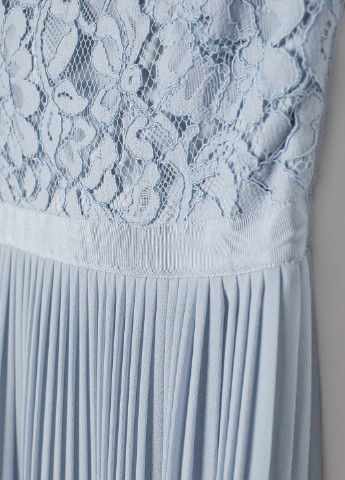 Блакитна кежуал сукня H&M однотонна