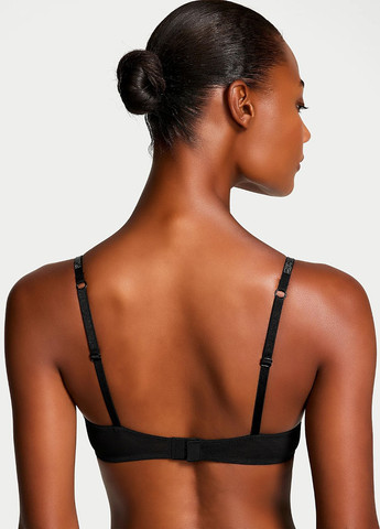 Чорний бюстгальтер Victoria's Secret з кісточками поліамід