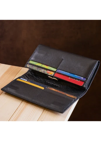 Жіночий шкіряний гаманець 18,5х9 см st leather (252130155)