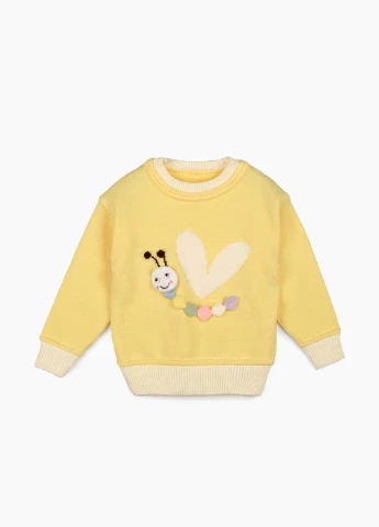Желтый зимний свитер No Brand