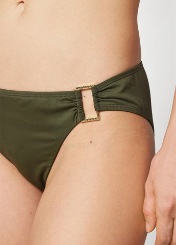 Зеленые купальные трусики с логотипом Ralph Lauren