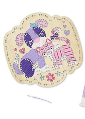Набір для творчості Melissa & Doug Вишивка по дереву Кошеня і щеня (MD8916) Melissa&Doug (202374047)