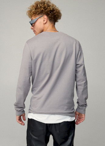 Сірий світшот чоловічий basic /no flis/ YAPPI (252259138)