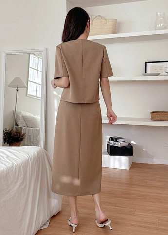 Костюм (жакет, юбка) SHEIN (366257913)