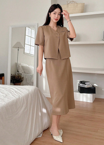 Костюм (жакет, юбка) SHEIN (366257913)