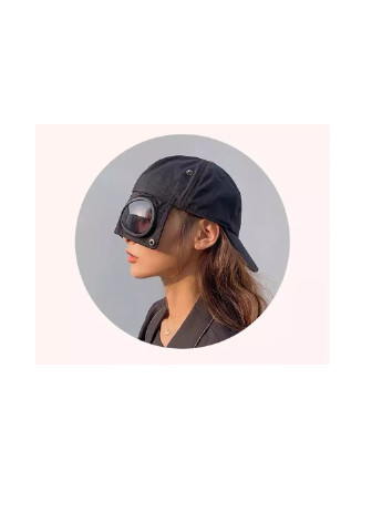 Кепка бейсболка с маской Солнцезащитные очки Hande Made унисекс Черный NoName бейсболка (250146849)