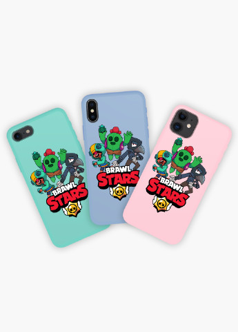 Чехол силиконовый Apple Iphone 7 plus Бравл Старс (Brawl Stars) (17364-1021) MobiPrint (219283870)