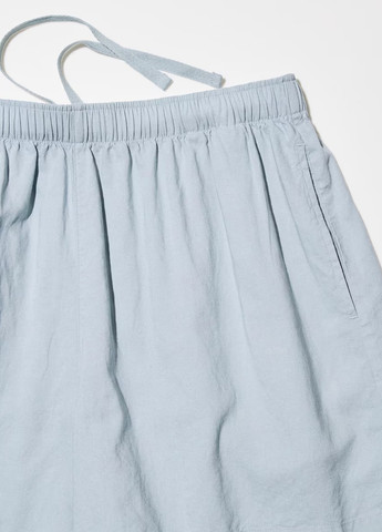 Синя всесезон піжама (сорочка, шорти) сорочка + шорти Uniqlo