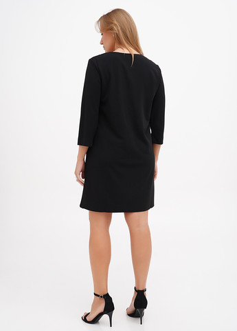 Черное кэжуал платье Terranova однотонное