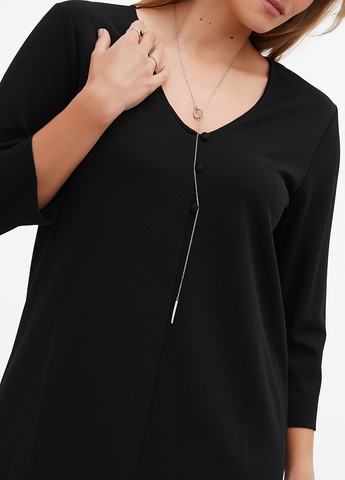 Черное кэжуал платье Terranova однотонное