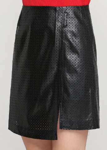 Черная кэжуал с геометрическим узором юбка Charme de Paris мини