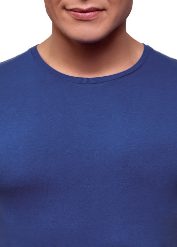 Синяя футболка Oodji