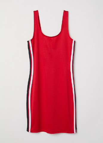 Красное спортивное платье H&M