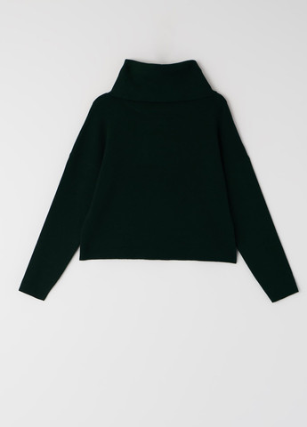 Темно-зеленый демисезонный свитер Mohito