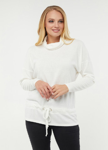 Белый демисезонный свитер Miledi