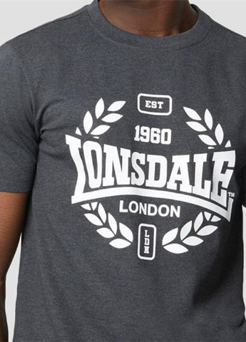 Графитовая футболка Lonsdale