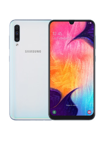 Смартфон Galaxy A50 6 / 128GB White (SM-A505FZWQSEK) Samsung galaxy a50 6/128gb white (sm-a505fzwqsek) (136096169)