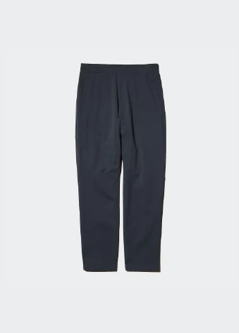 Графитовые кэжуал демисезонные зауженные брюки Uniqlo
