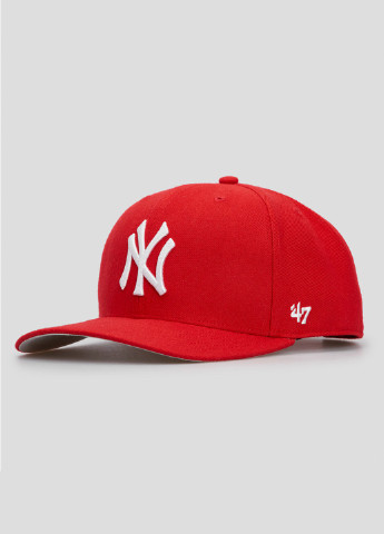 Алая кепка с вышивкой Dp Ny Yankees 47 Brand (253563842)