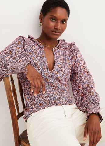 Комбинированная блуза Boden