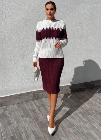 Костюм (свитер, юбка) SHEIN (311677210)