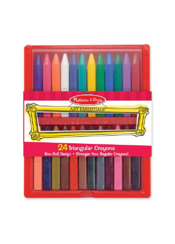 Карандаши цветные Мелки полимерные 24 цвета (MD4136) Melissa&Doug (254068282)