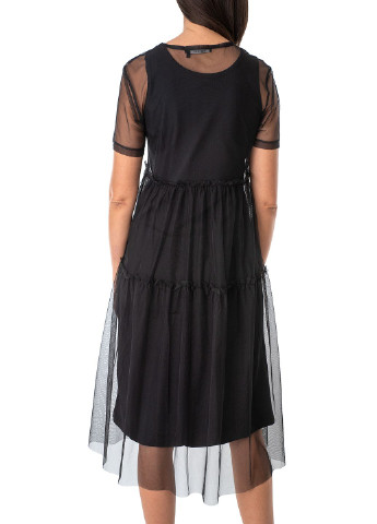 Чорна кежуал сукня жіноча Marc Aurel однотонна